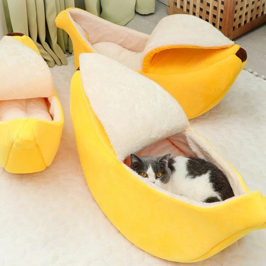 Banana Cat Bed