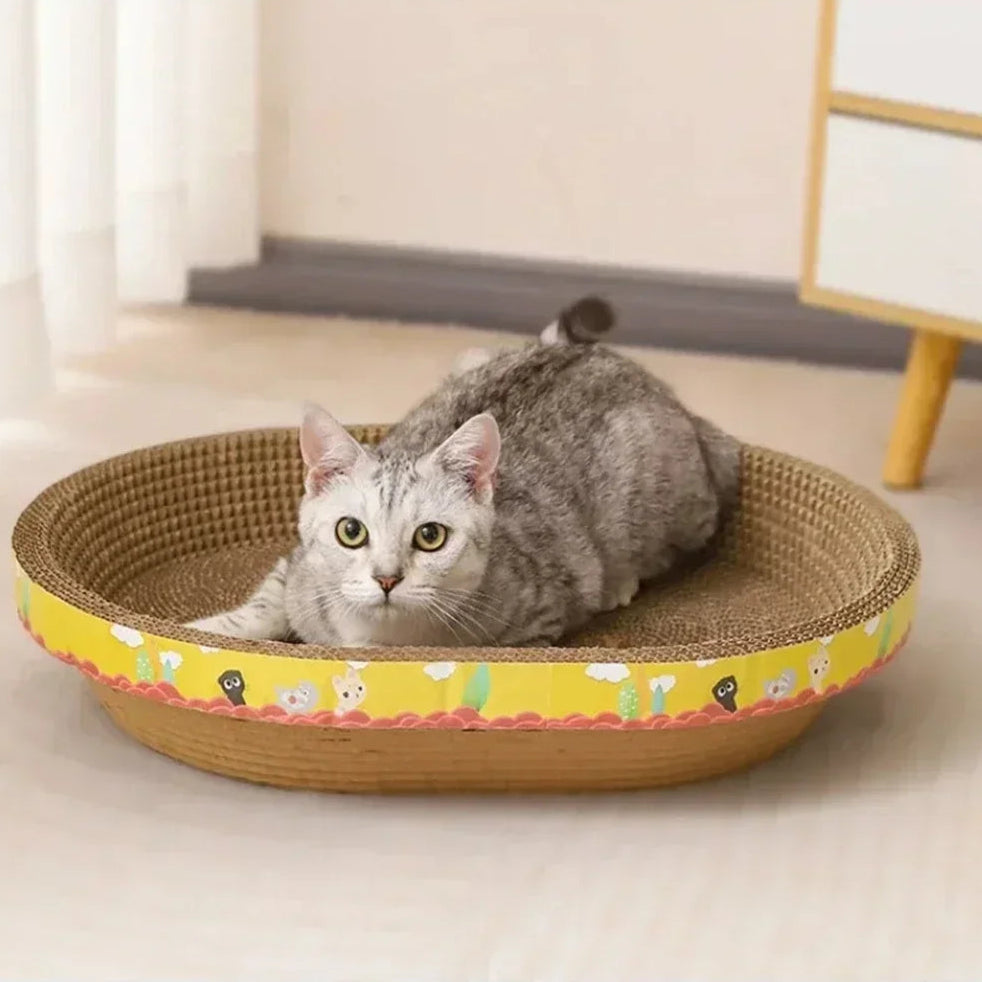 Cat Scratching Bed